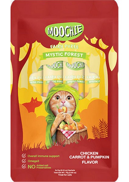 Sivi Kedi Ödülü Tavuk-Havuç-Balkabaği 5X15 gr x 4 Adet 11