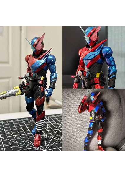Shf Maskeli Rider W Dişleri As Gerçek Kemik Heykel Mafsallı Süper Hareketli Model El Aleti Tron Rider Boş I Çevre Oyuncakları (Yurt Dışından)