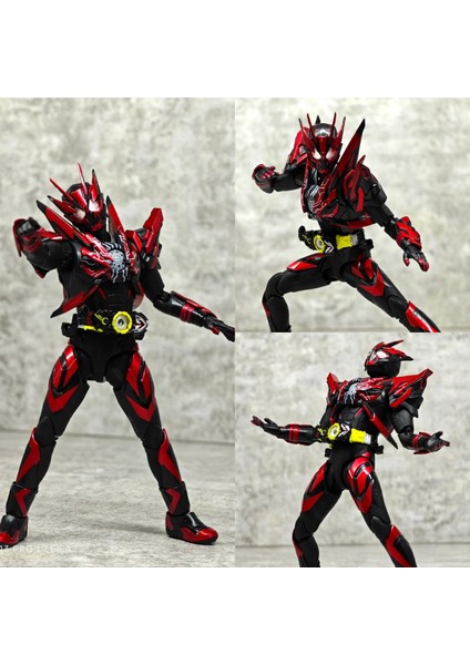 Shf Maskeli Rider W Dişleri As Gerçek Kemik Heykel Mafsallı Süper Hareketli Model El Aleti Tron Rider Boş I Çevre Oyuncakları (Yurt Dışından)