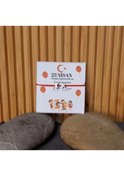 5255 Ay Yıldız Temalı 5'li Paket 23 Nisan Çocuk Bilekliği - Gümüş Renk