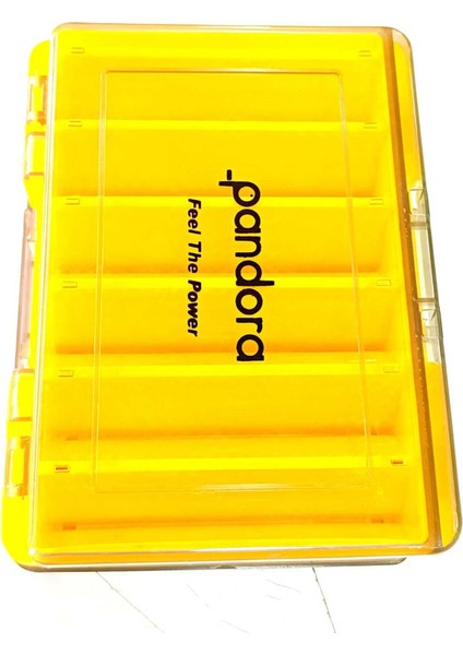 Balıkçı Kutusu Pb 01 14CM x 10 cm x 3 cm Sarı Renk