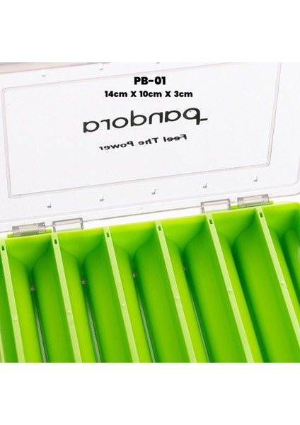 Balıkçı Kutusu Pb 01 14CM x 10 cm x 3 cm Sarı Renk