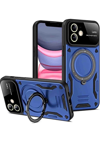Redmi Note 13 Pro Plus Uyumlu Fuchsia Standlı Koruyucu Kapak