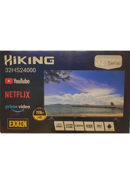 Hıkıng 32" Androıd Smart LED Tv