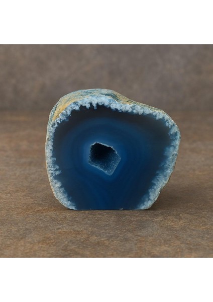 Mavi Akik Druzeli Jeot Taşı – Ortalama 5x5 cm (Doğal Formda)