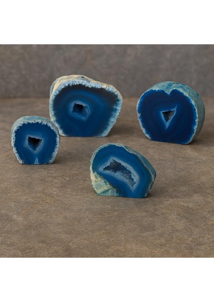 Mavi Akik Druzeli Jeot Taşı – Ortalama 5x5 cm (Doğal Formda) modelleri