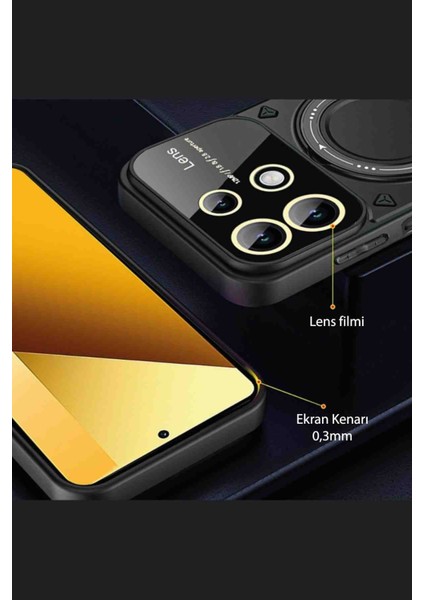 Redmi Note 13 Pro Plus Uyumlu Fuchsia Standlı Koruyucu Kapak