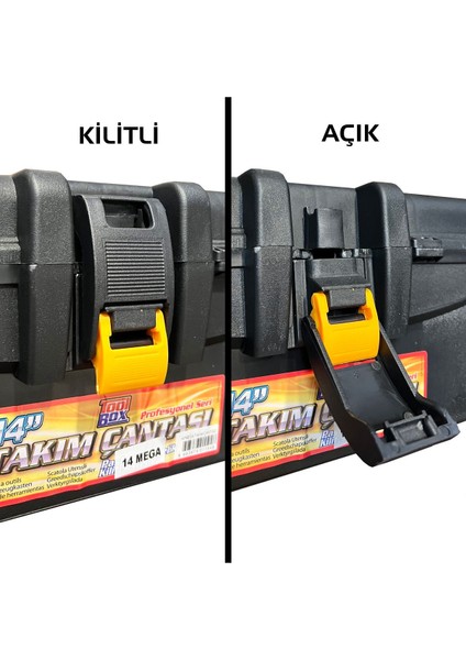 14" Mega Siyah Takım Çantası Kod 186