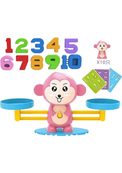 Montessori Matematik Oyuncak Maymun Denge Bebek Montessori Eğitici Oyunlar Sayı Oyuncak Eğitici Öğrenme Oyuncakları Öğretim Malzemesirenk:kahverengi Maymun (Yurt Dışından)