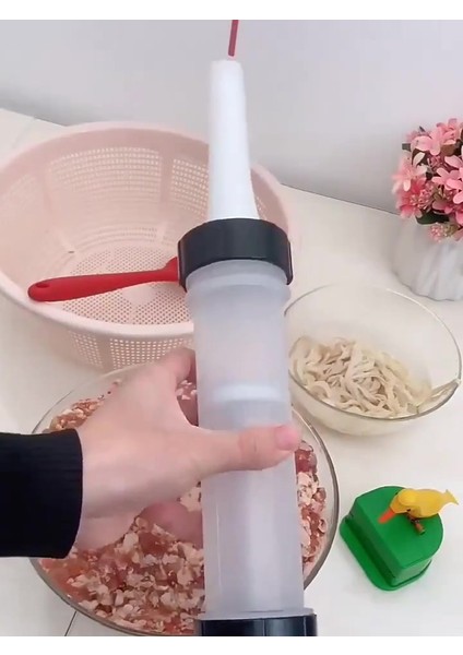 Luxury Sucuk Makinesi Sosis Salam Mumbar Doldurma Aparatı 1 Adet