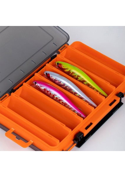 Lure Box Çift Taraflı Kutu 105MM - Turuncu Plasticbox F04 Xs