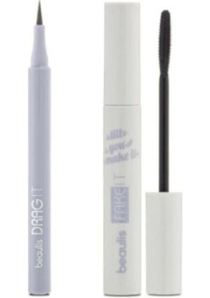Drag It Inkpen Keçe Uçlu Eyeliner + Fake It Maskara 1 Adet