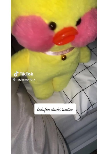 Luxury Beyaz Lalafanfan Peluş Ördek Sarı Konbin 30 cm ( Ürün Görselde Gördüğünüz Gibi Gönderiliyor 1 Adet fiyatları