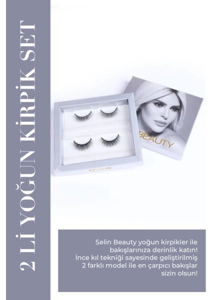 Luxury 2 Li Yoğun Kirpik Set 1 Adet