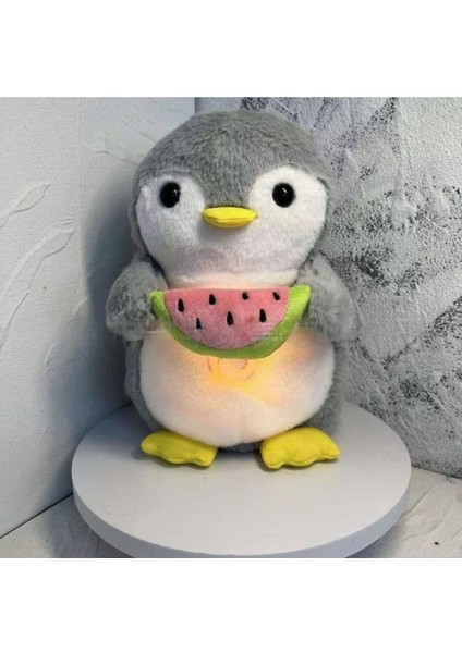Luxury Penguen Peluş Sevimli Uyku Arkadaşı Nefes Alıp Veren Işıklı Müzikli Peluş Oyuncak 1 Adet fiyatları