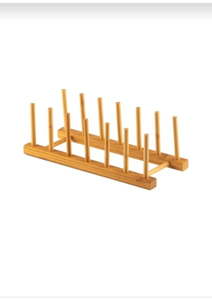 Luxury Ahşap Mutfak Organizeri, Ahşap Mutfak Düzenleyici, Ahşap Tabaklık, Ahşap Bardaklık, 28X10 1 Adet