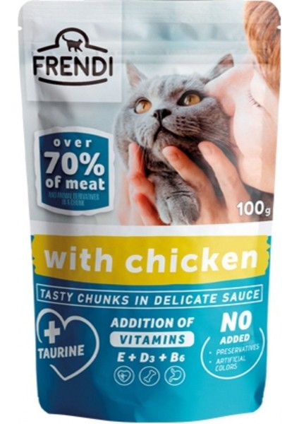 Tavuklu Kedi Yaş Mama 100 gr