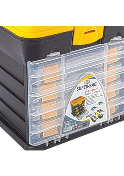 Organizerli Balıkçı Takım Çantası Sarı indirimleri