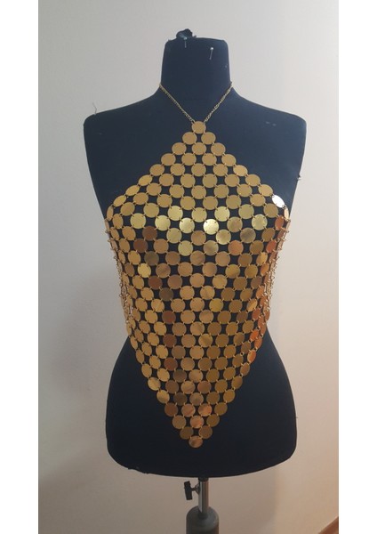 Üçgen Gold Pul Büstiyer