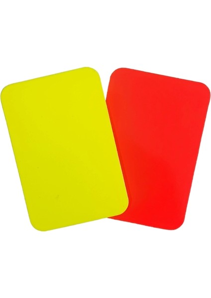 Sarı Kırmızı Kart 9x6 Cm , Parlak