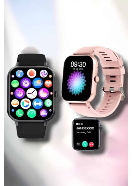Akıllı Saat Ios ve Android ile Uyumlu Şık ve Çok Fonksiyonlu