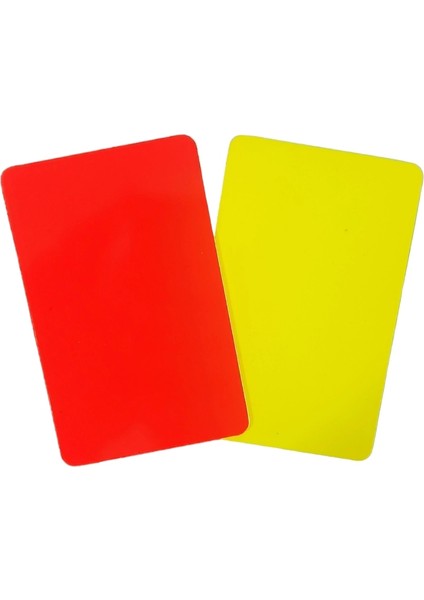 Sarı Kırmızı Kart 10,5 x 7,5 cm , Parlak
