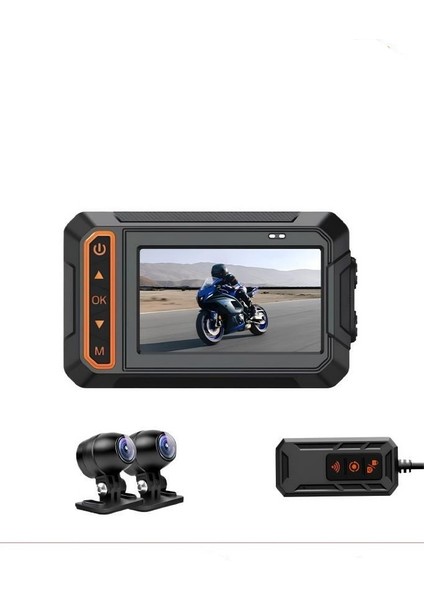 M5F Ultra Hd Wifi Panaromik Aksiyon Kamerası Motosiklet Gözetleme Kamerası