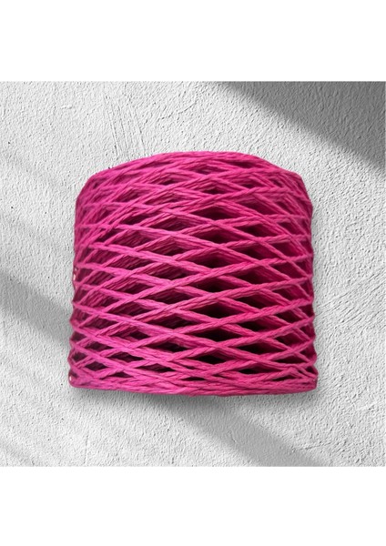 Kağıt İp Çanta, Şapka, Dıy Yapımı (100 gr) G29 Fuşya