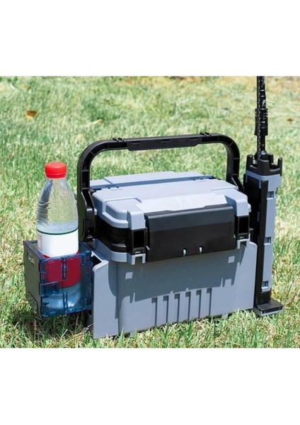 Çift Katlı Ekstra Dayanıklı Profesyonel Balıkçı Kutu Çanta 12L- Gri fırsatları