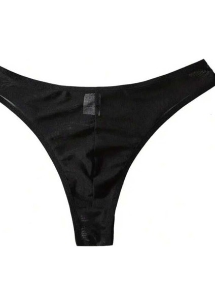 Erkek Biyeli Siyah Transparan Brazillian Slip fiyatları