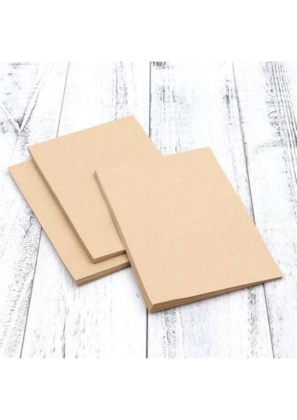 A4 Vintage Boş Kraft Mektup Kağıdı 500 Adet