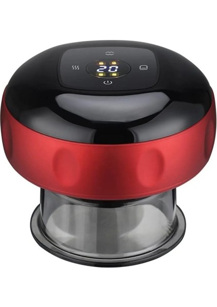 Smart Cupper Şarjlı Kupa Işık Tedavili Hacamat Masaj Vakum Cihazı