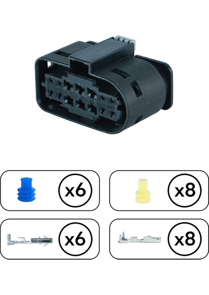 (Delphi) Mercedes Xenon Far Soketi 14 Pin Kablosuz