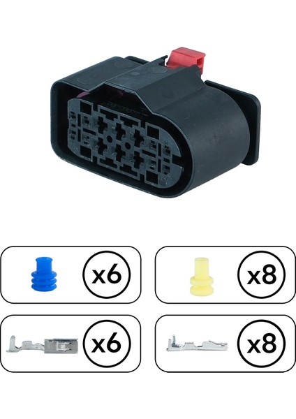 TE/Amp Mercedes-Benz Far Soketi 14 Pin Kablosuz