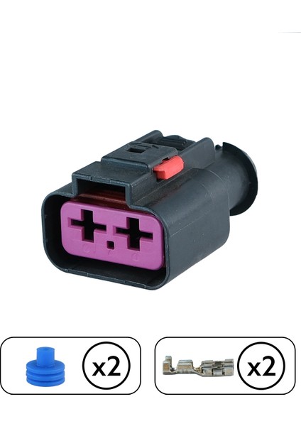 (Delphi) Ford Fan Motor Soketi 2 Pin Kablosuz