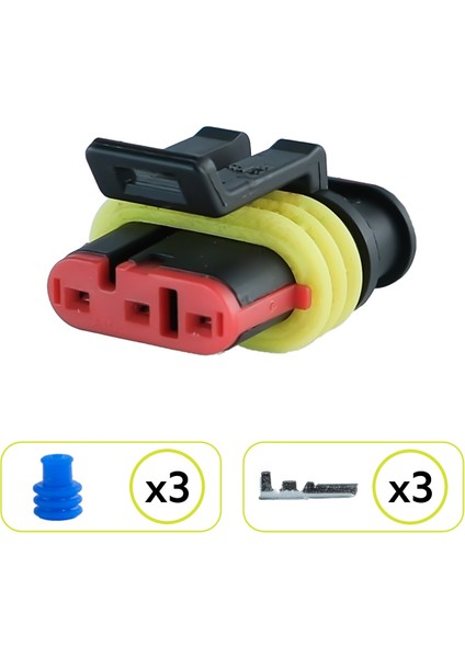 TE/Amp Superseal Erkek Soket 3 Pin Kablosuz fiyatları