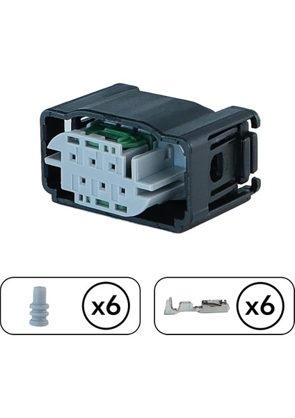 TE/Amp Sinyal Soketi Gri 6 Pin Kablosuz fiyatları