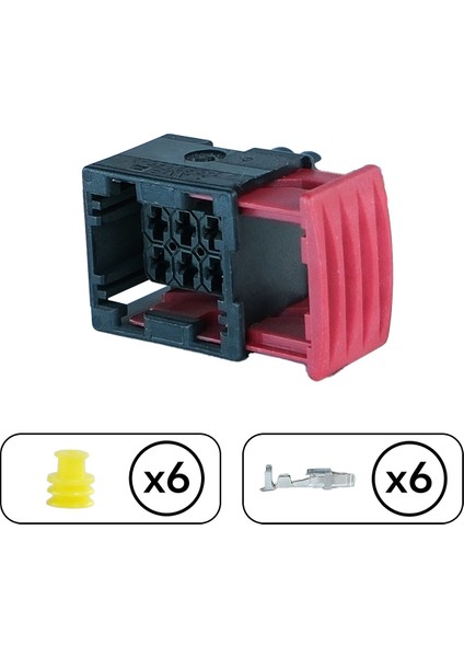 TE/Amp Mandallı Soket 6 Pin Kablosuz fiyatları