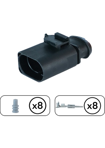 Soketi Dişi 8 Pin Kablosuz