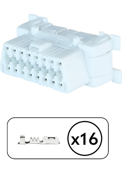 (Delphi) Obd Soketi Beyaz 16 Pin Kablosuz