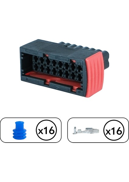 TE/Amp Far Soketi 16 Pin Kablosuz fiyatları