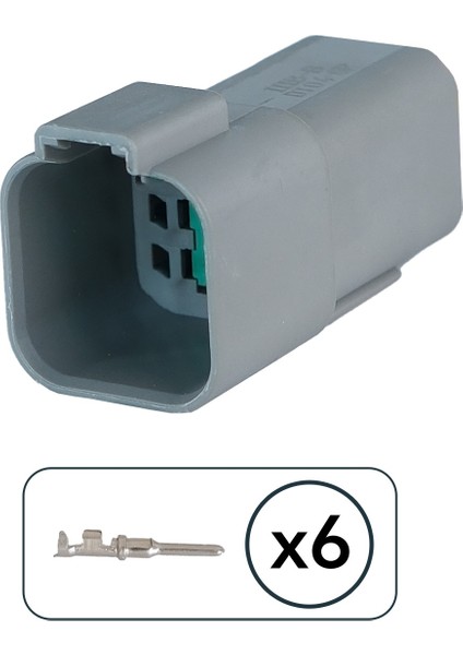 DT04-6P Dişi Konnektör 6 Pin Kablosuz fiyatları