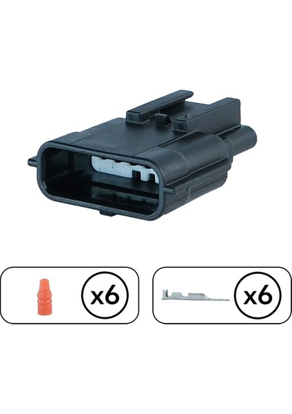 Gaz Kelebek Soketi Dişi 6 Pin Kablosuz fiyatları