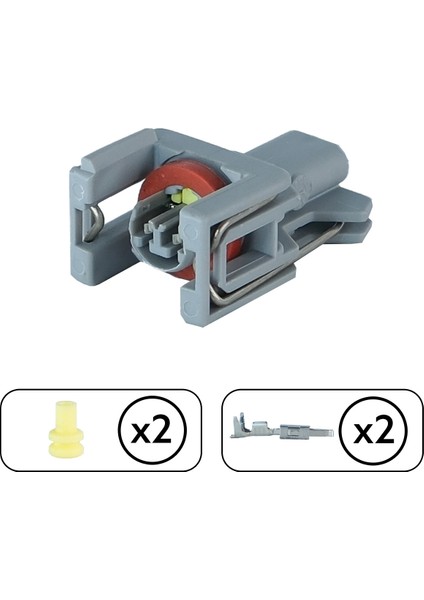 (Delphi) Renault Enjektör Soketi 2 Pin Kablosuz