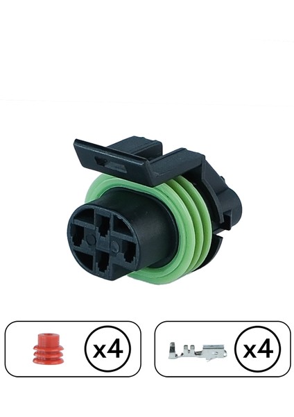 (Delphi) Yağ Basınç Müşür Soketi 4 Pin Kablosuz