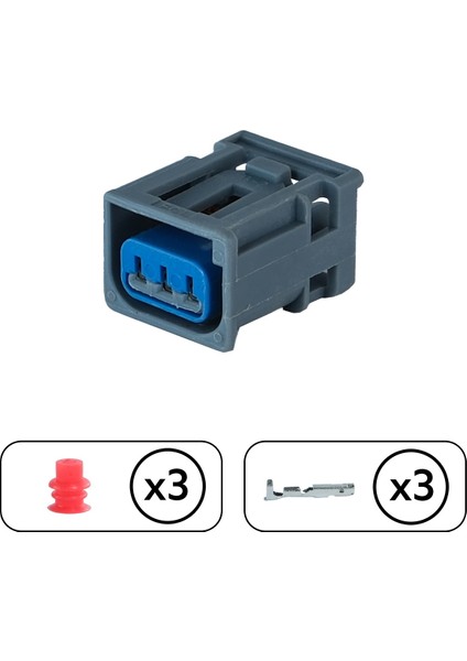 (Delphi) Krank Sensör Soketi 3 Pin Kablosuz