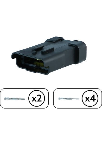 (Delphi) Hava Akışmetre Soketi Dişi 6 Pinm Kablosuz
