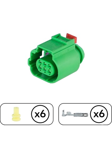 Volkswagen Arka Lamba Soketi 6 Pin Kablosuz