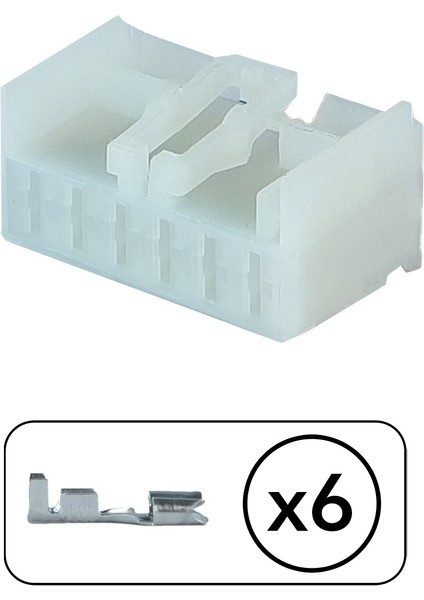 Cam Düğme Soketi 6 Pin Kablosuz