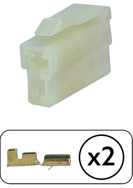 Kalorifer Motor Soketi 2 Pin Kablosuz